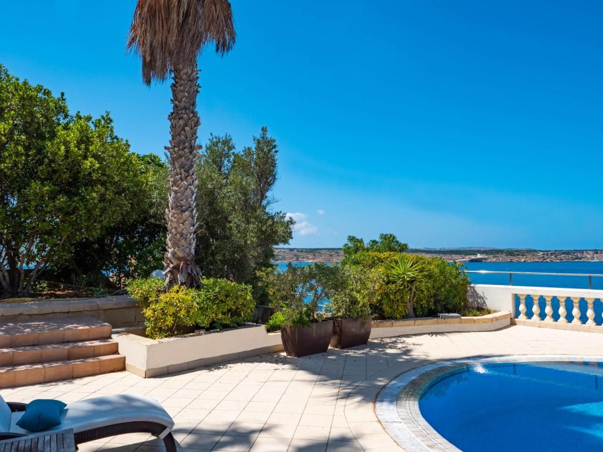 Villa Palma - Sunset Sea Views With Pool, Jacuzzi, Sauna And Games Room Mellieha Bagian luar foto